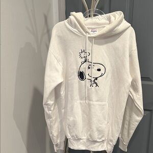 White Snoopy Hoodie